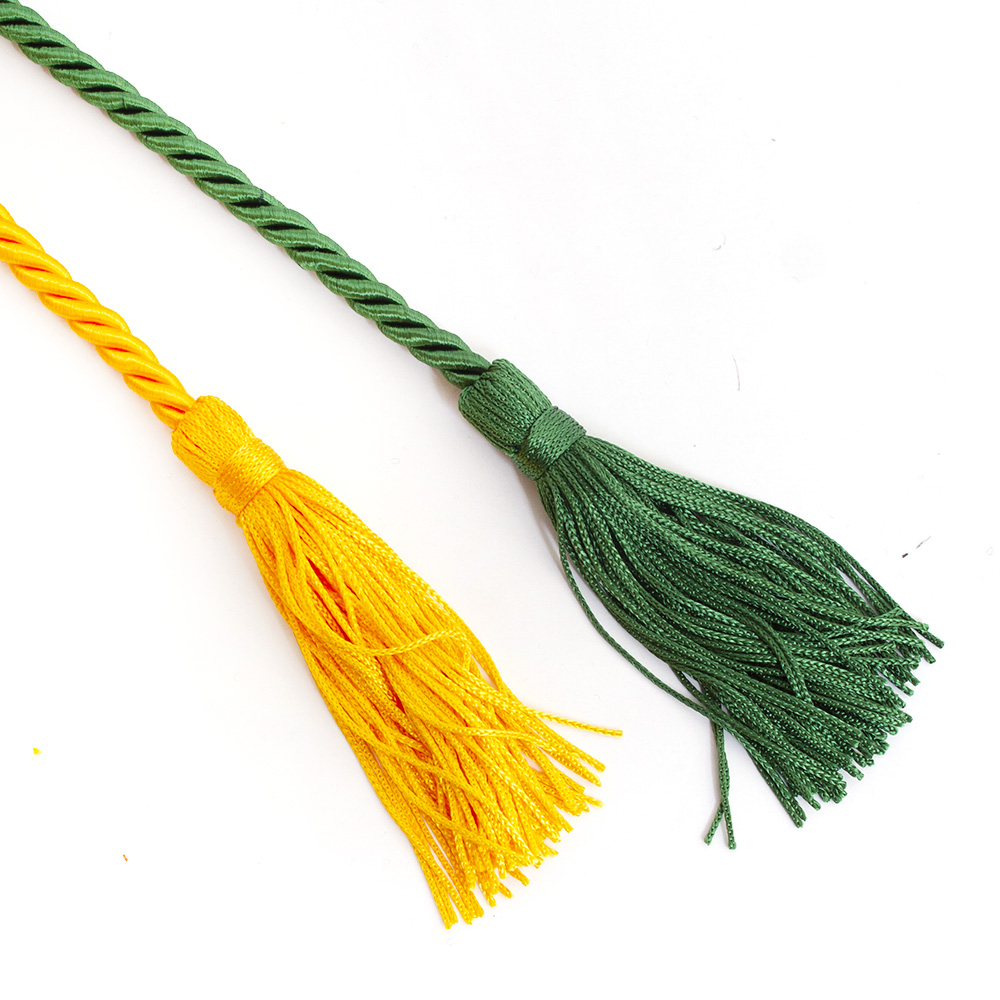 Graduation, Double Honor Cords, Green/Gold